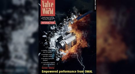 OMAL Valve World Dergisi'nin Kasım Ayı kapağında