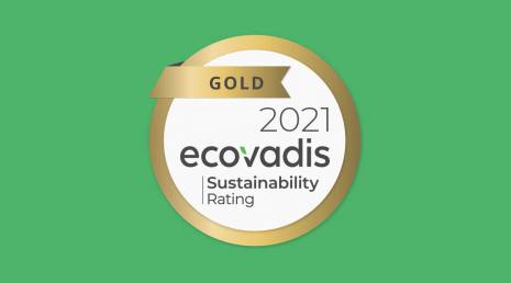 EcoVadis Altın Madalya derecesinin yenilenmesi