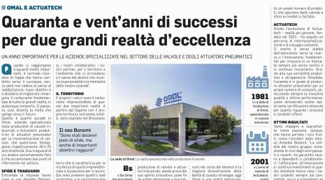 "Corriere della Sera" gazetesi OMAL'ın yıldönümünü yazıyor